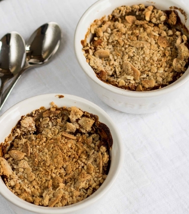 Crumble di mele vegano