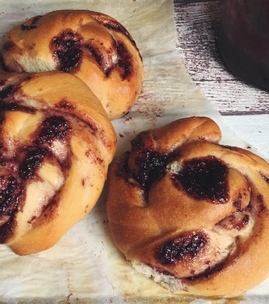 Brioches vegane alle more