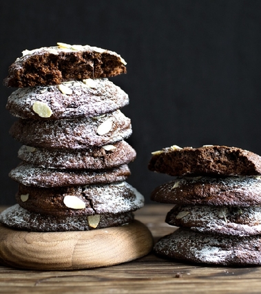 Biscotti al cioccolato con le mandorle