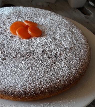 Torta di carote e arancia