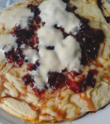 Focaccia in padella con cipolla caramellata