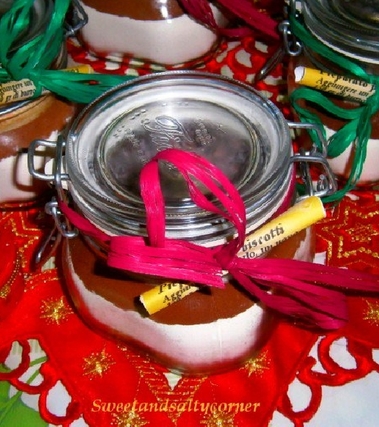 Preparato per biscotti in barattolo