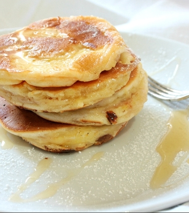 Mini pancakes alle mele