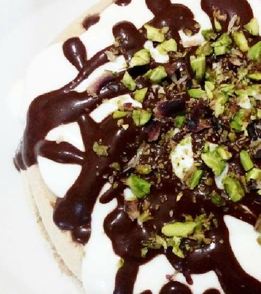 Pancake integrale ai pistacchi