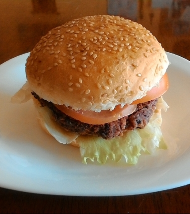 Hamburger di fagioli rossi