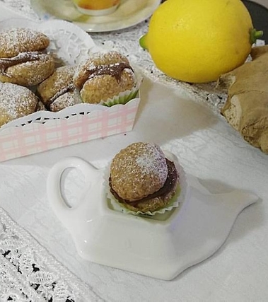 Baci di dama allo zenzero e limone