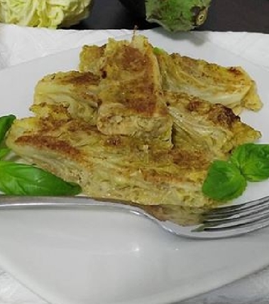 Involtini di verza con melanzane e scamorza