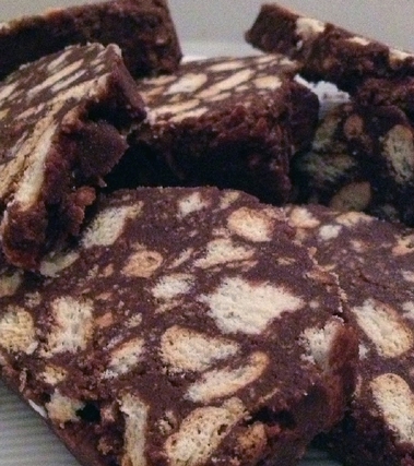 Salame di cioccolato col cacao