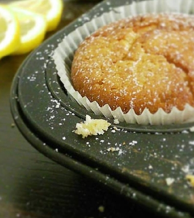 Muffin pistacchio e limone