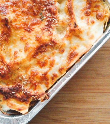 Lasagna di carasau e carciofi