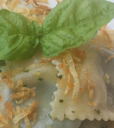 Ravioli  con spinaci e patate
