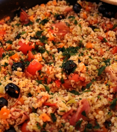 Quinoa con verdure