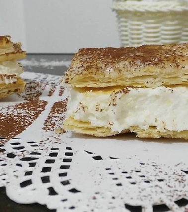 Quadrotti cocco e ricotta