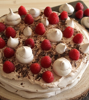 Pavlova al cioccolato