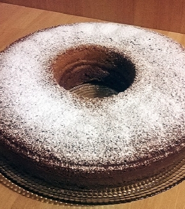 Ciambella al cioccolato fondente