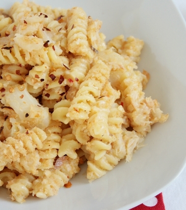 Fusilli con cavolfiore e pangrattato