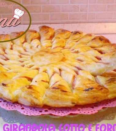 Rustico girandola cotto e formaggio