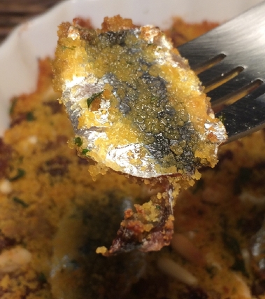 Alici aromatiche in tortiera