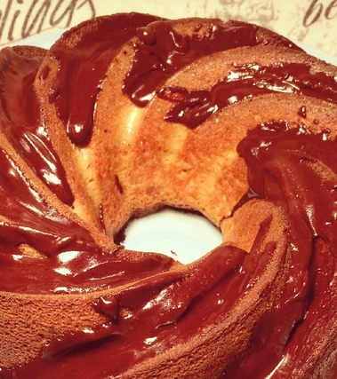 Torta al cioccolato, arance e rhum