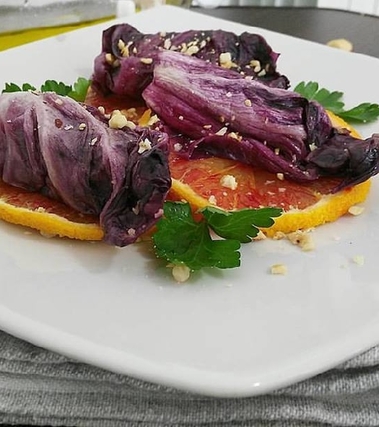 Bocconcini di radicchio all'asiago