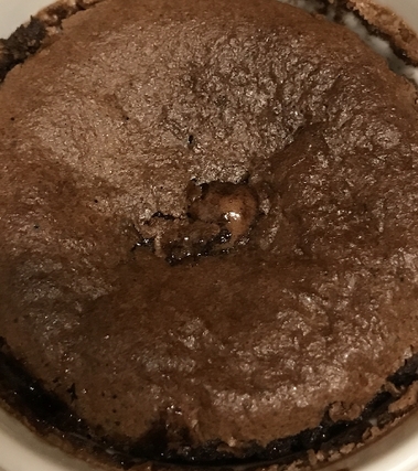 Tortino al cioccolato con cuore fondente