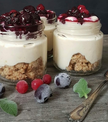 Delizia al mascarpone e frutti di bosco