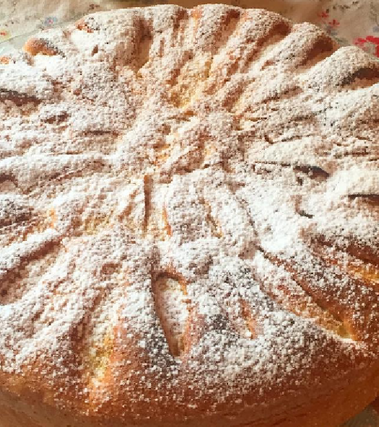 Torta di mele con farina di riso