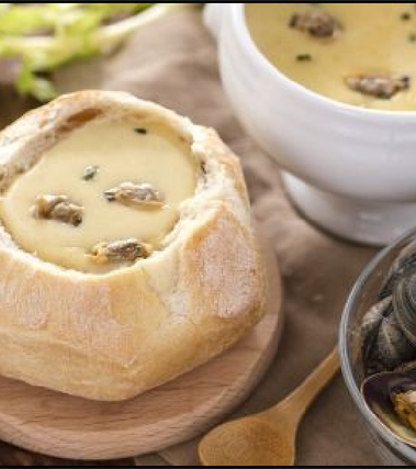 Zuppa alle vongole, claim chowder