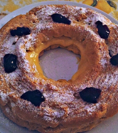 Zeppola homemade alle fragole