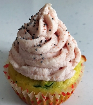 Cupcakes salati di zucchine e mousse di prosciutto