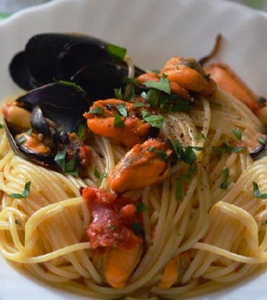 Spaghetti con le cozze