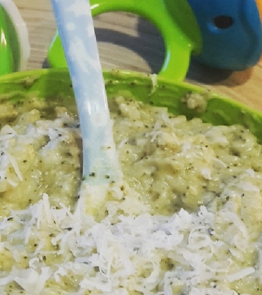 Risotto broccoli e philadelphia