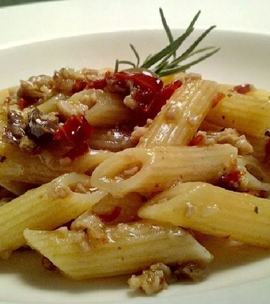 Penne al ragout di coniglio alla mia maniera