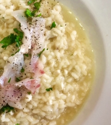 Risotto al branzino