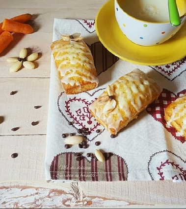 Mini plumcake integrali con carote