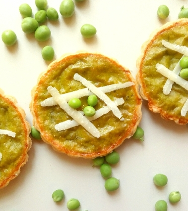 Crostatine salate coi baccelli