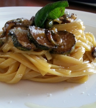 Linguine con le zucchine