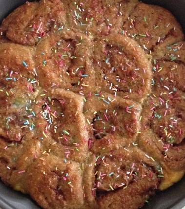 Freckle cinnamon rolls