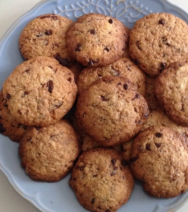 Cookies con gocce di cioccolato