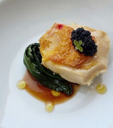 Gallo, cicoria e uova di lompo