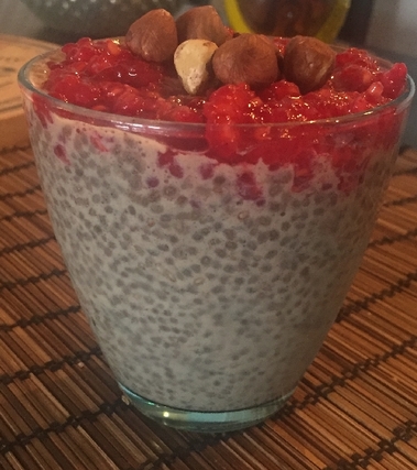 Chia pudding con 