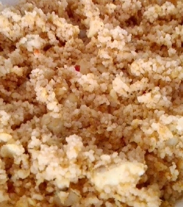 Cous cous di platessa al curry