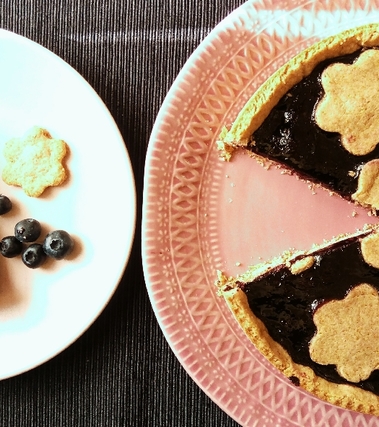Crostata integrale ai mirtilli