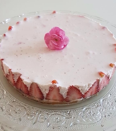 Cheesecake cremosa alle fragole