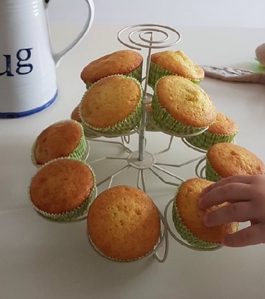 Muffin banane e panna