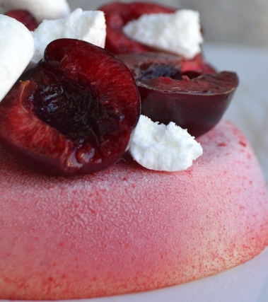 Cremoso alla vaniglia e ciliegie