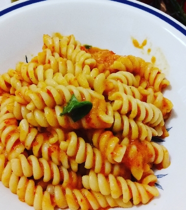 Fusilli alla crema di peperoni