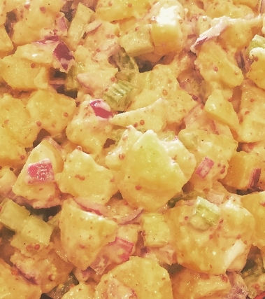 Insalata di patate vegana