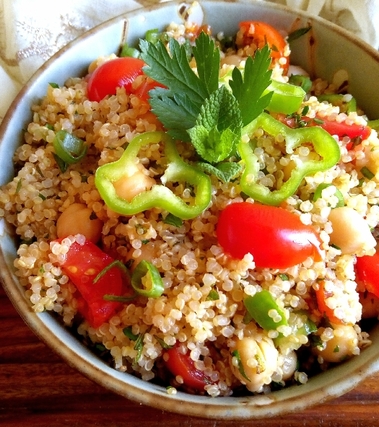Insalata di quinoa e ceci