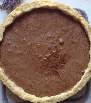 Crostata alle nocciole con crema al cioccolato